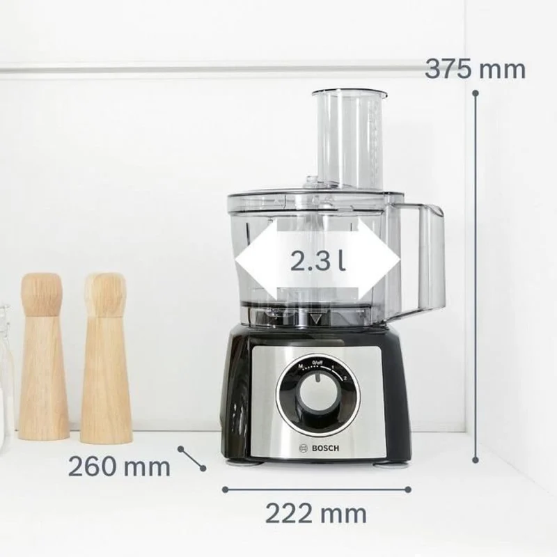 Küchenmaschine MultiTalent 3, 800 Watt, schwarz/Edelstahl