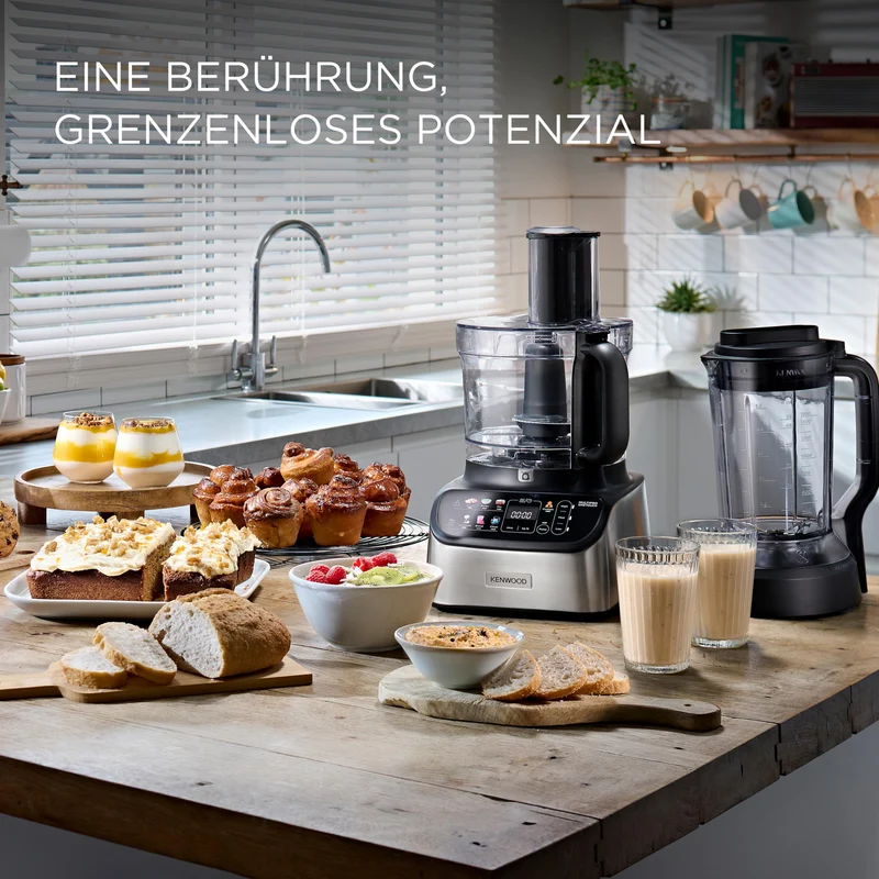 MultiPro OneTouch FDM73.480SS – 2-in-1 Kompakt-Küchenmaschine & Mixer