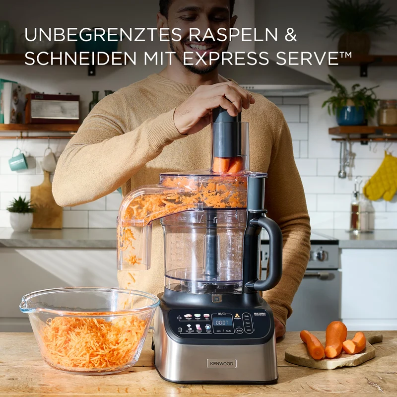 MultiPro OneTouch FDM73.480SS – 2-in-1 Kompakt-Küchenmaschine & Mixer