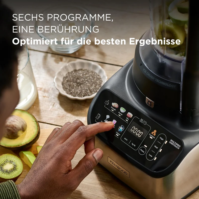 MultiPro OneTouch FDM73.480SS – 2-in-1 Kompakt-Küchenmaschine & Mixer
