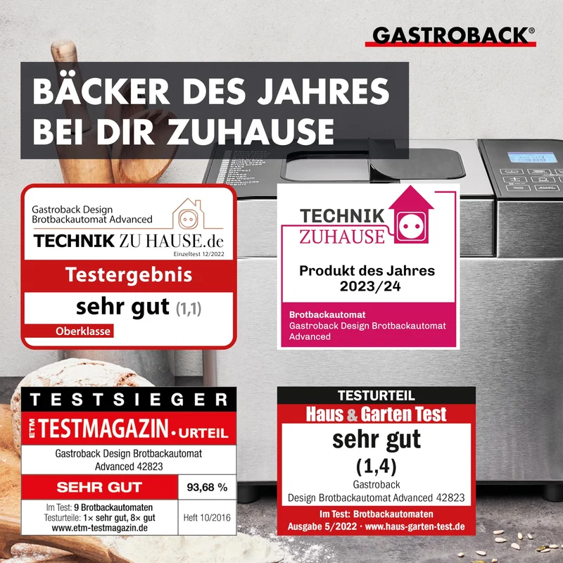Vollautomatische Brotbackmaschine + 18 Programmen inkl