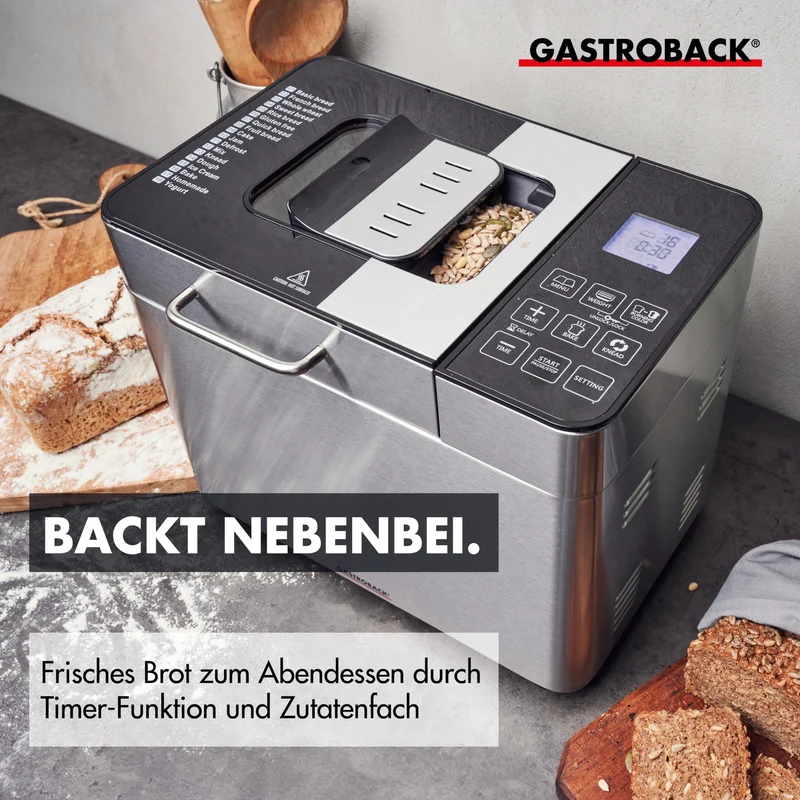 Vollautomatische Brotbackmaschine + 18 Programmen inkl