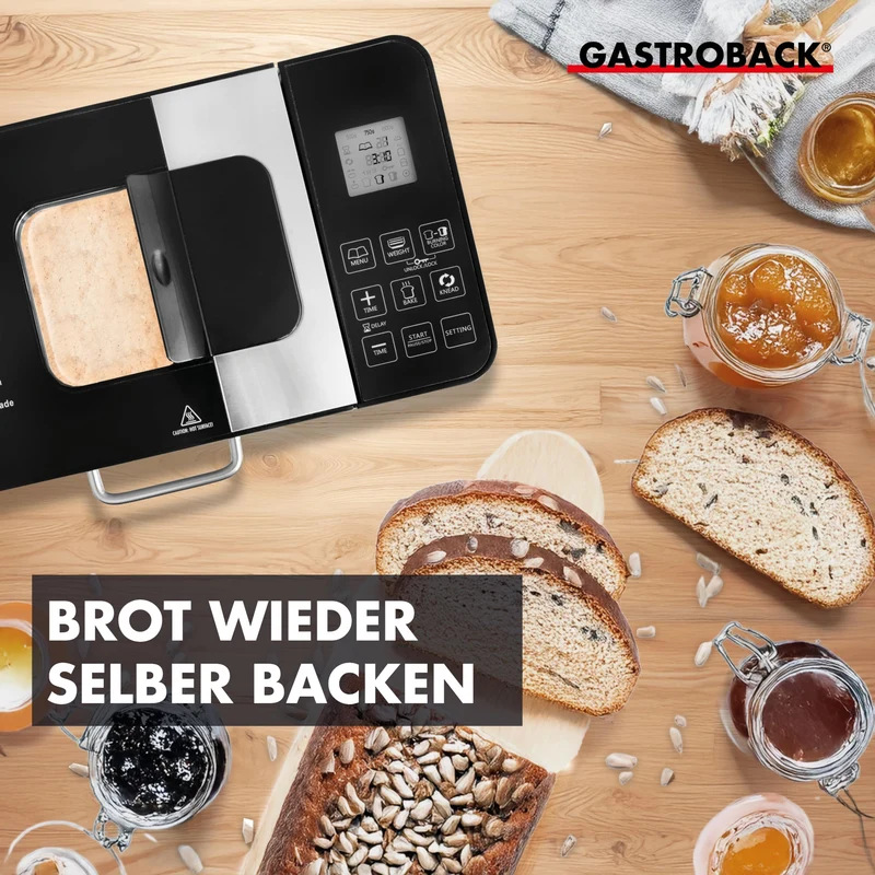 Vollautomatische Brotbackmaschine + 18 Programmen inkl
