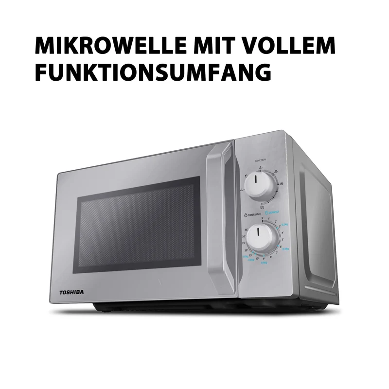 Solo-Mikrowelle 20L MW2-MM20PF(SL), Freistehende Mikrowelle, 800W