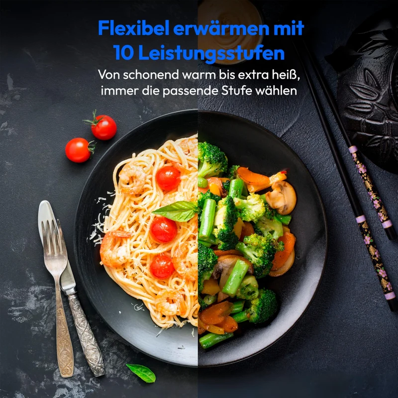 Mikrowelle mit Grill und Heißluft 25 Liter 2100 WattHeißluftfunktion