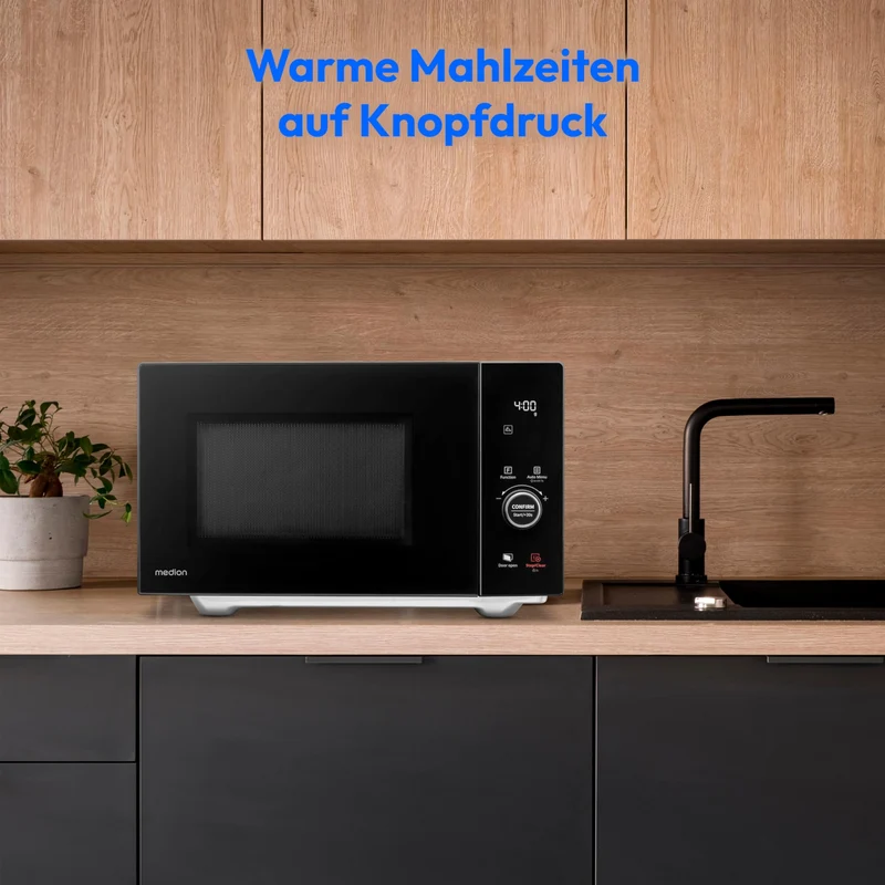 Mikrowelle mit Grill und Heißluft 25 Liter 2100 WattHeißluftfunktion