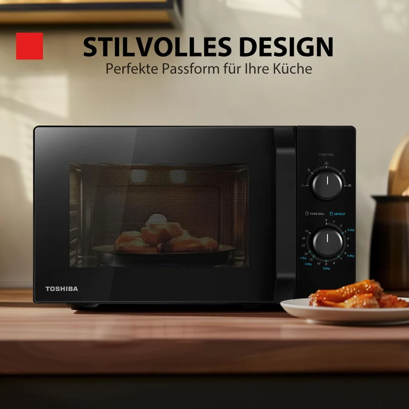 MW2-MM20PF(BK) Mikrowelle/Solo-Mikrowelle / 20L / 800W