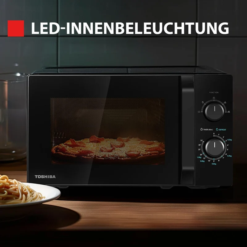 MW2-MM20PF(BK) Mikrowelle/Solo-Mikrowelle / 20L / 800W