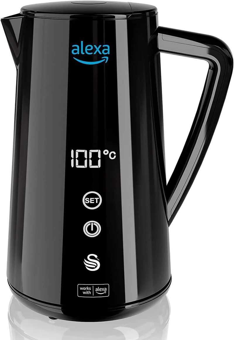 Wasserkocher WIFI Smart Kettle 1,5L, Schwarz
