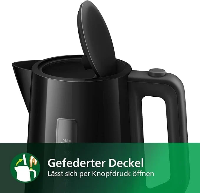 Wasserkocher 1.7 L Fassungsvermögen mit Kontrollanzeige