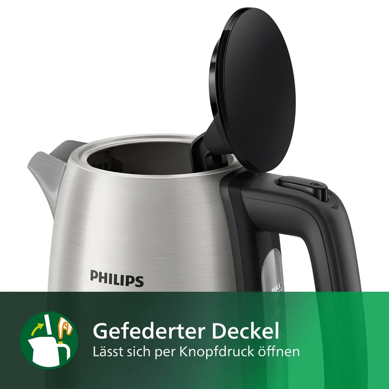 Wasserkocher – 1,7L, Leuchtanzeige, 360°-Basis, Mikro-Sieb-Filter