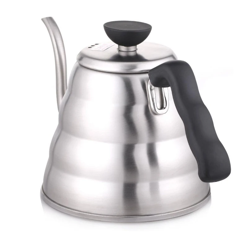 Buono Wasserkocher 1.0 Liter / V60 Coffe Drip Kettle 1.0 Litres, M, Stainless Steel, Silver