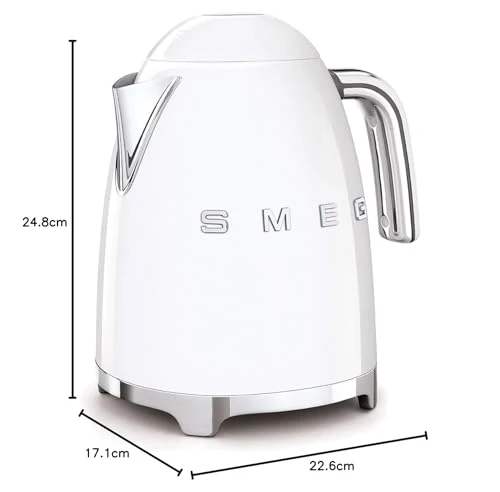 1.7L Wasserkocher, Soft-Opening-Kannenverschluss, Weiß