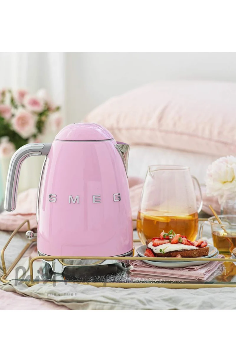 1.7L Wasserkocher, Soft-Opening-Kannenverschluss,Rose