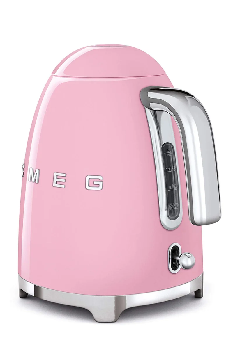 1.7L Wasserkocher, Soft-Opening-Kannenverschluss,Rose