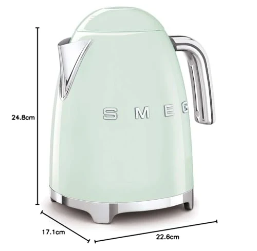 1.7L Wasserkocher, Soft-Opening-Kannenverschluss, Pastellgrün