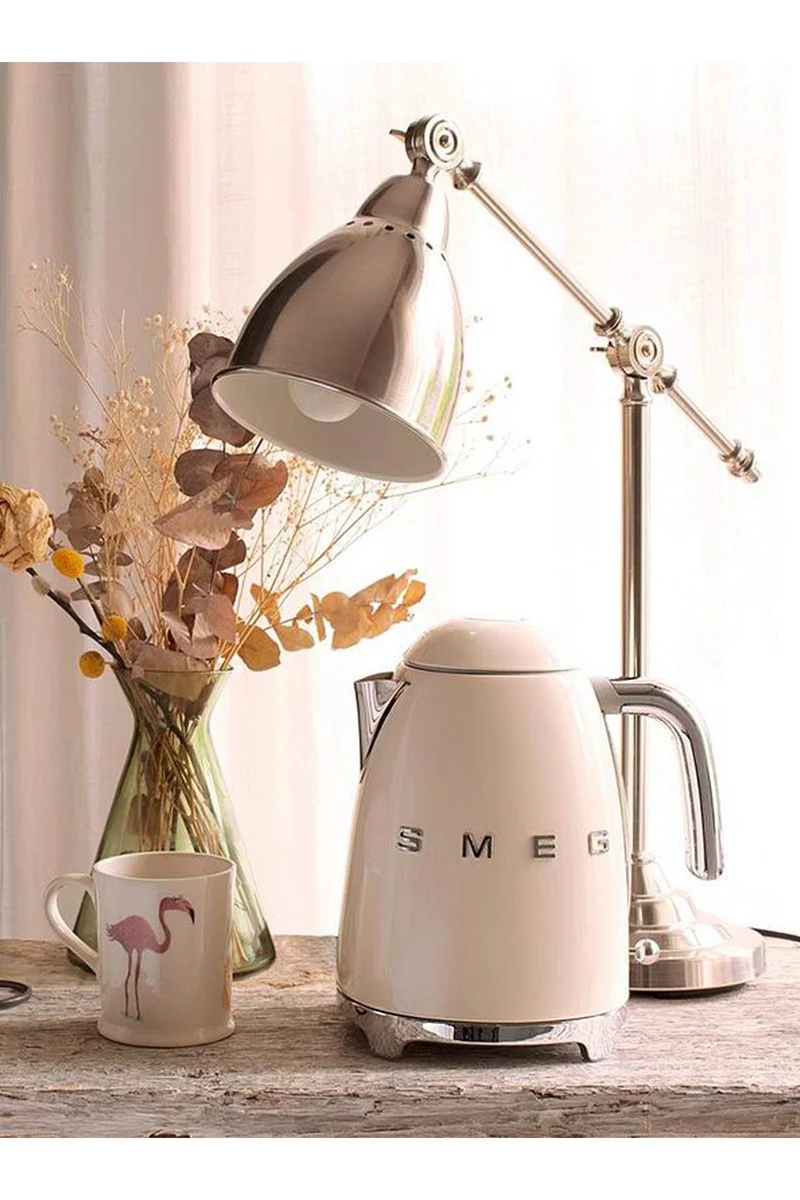 1.7L Wasserkocher, Soft-Opening-Kannenverschluss, Creme