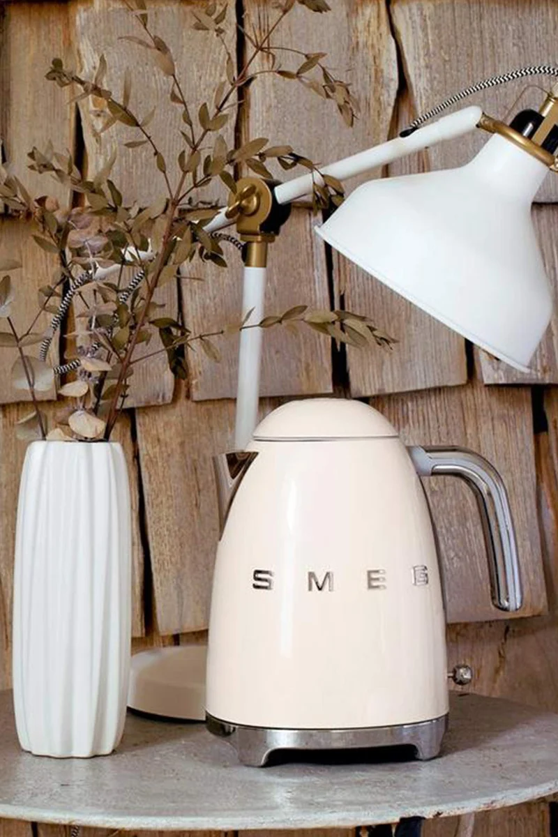 1.7L Wasserkocher, Soft-Opening-Kannenverschluss, Creme