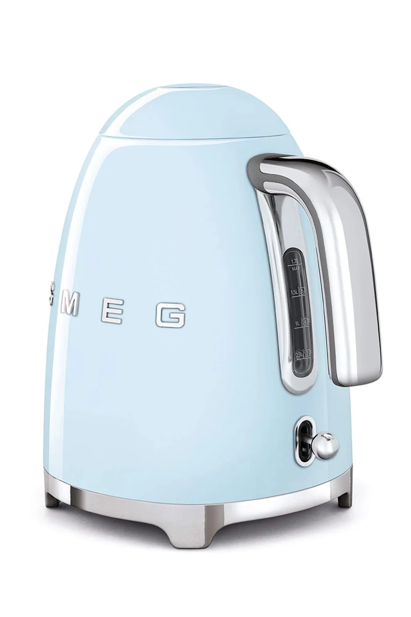 1.7L Wasserkocher, Soft-Opening-Kannenverschluss, Pastellblau
