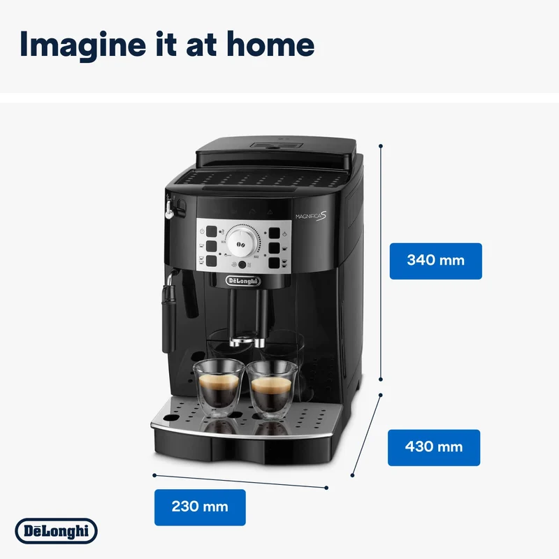 Kaffeevollautomat mit Milchaufschäumdüse für Cappuccino