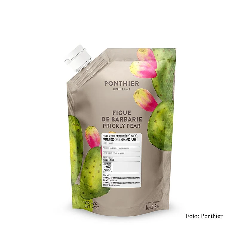 Ponthier Kaktusfeigenpüree, mit Zucker, 1 kg