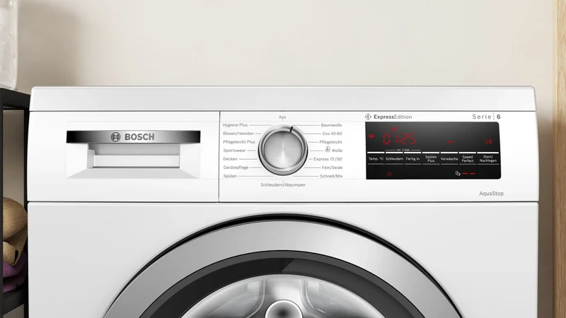 Sonderangebot: Bosch Serie 6 Waschmaschine WUU28TH1, unterbaufähig - Frontlader 8 kg 1400 U/min.