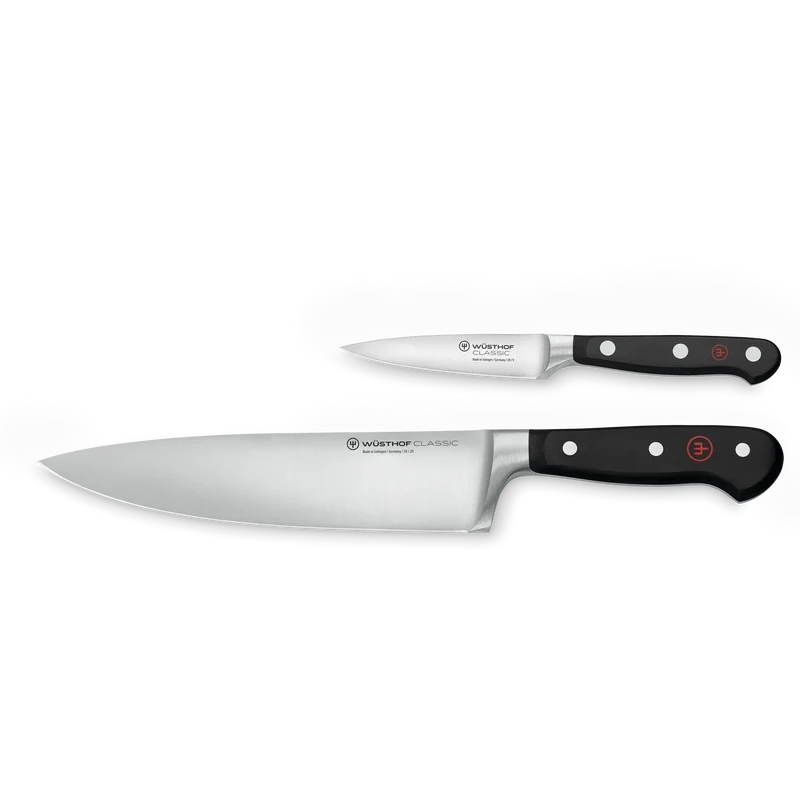 Wüsthof, Messerset, 2-teilig, Koch- und Gemüsemesser