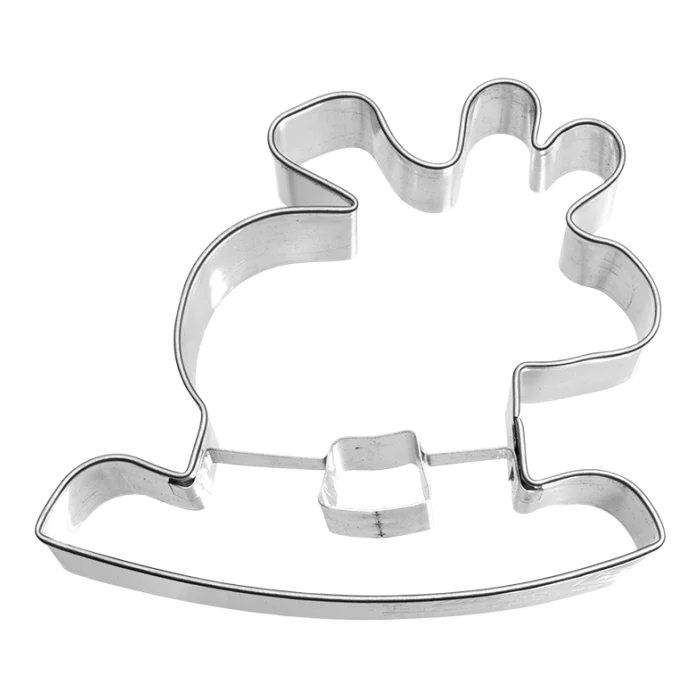 Ausstechform 'Schaukelelch', 9,5 cm, Edelstahl n