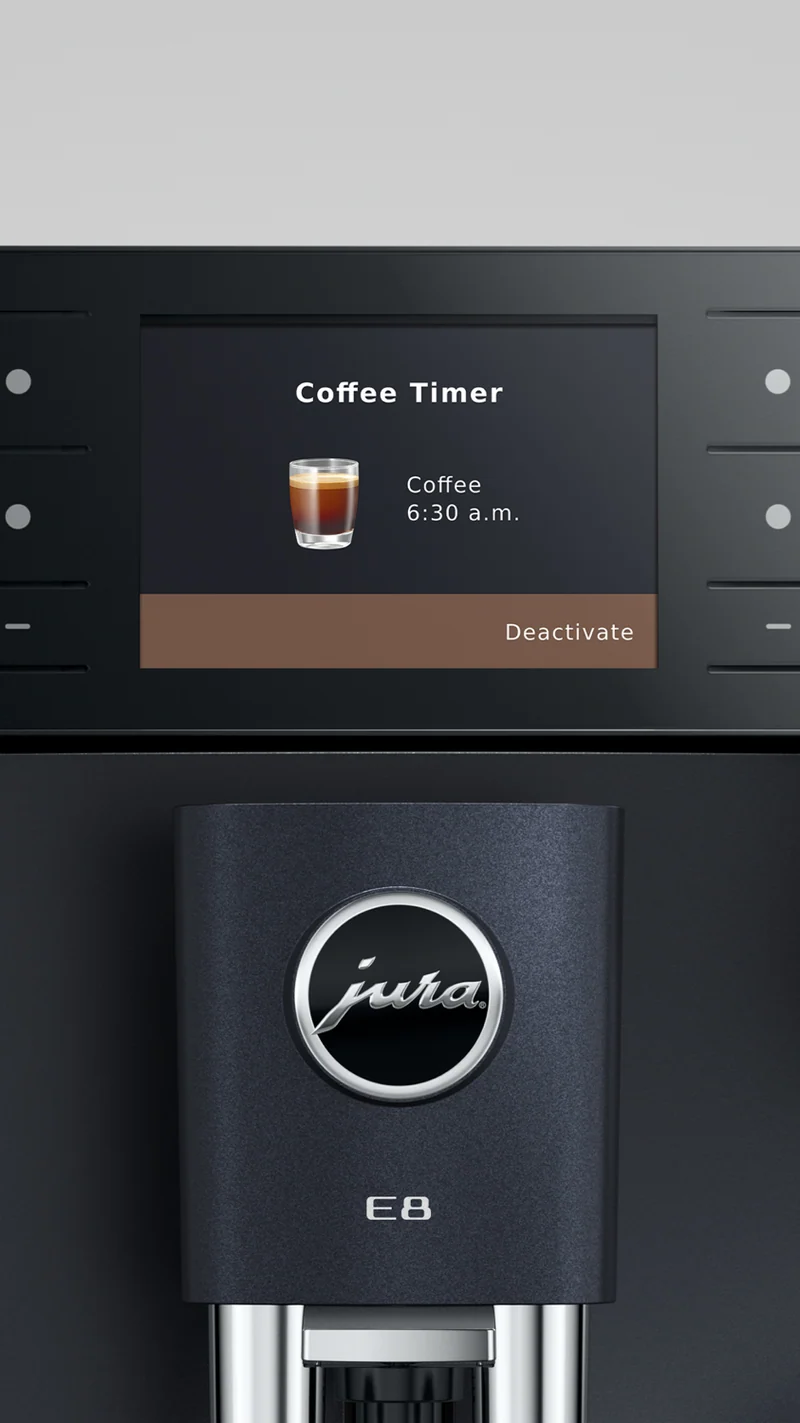 JURA E8 Cosmic Black Automatic Coffee Machine