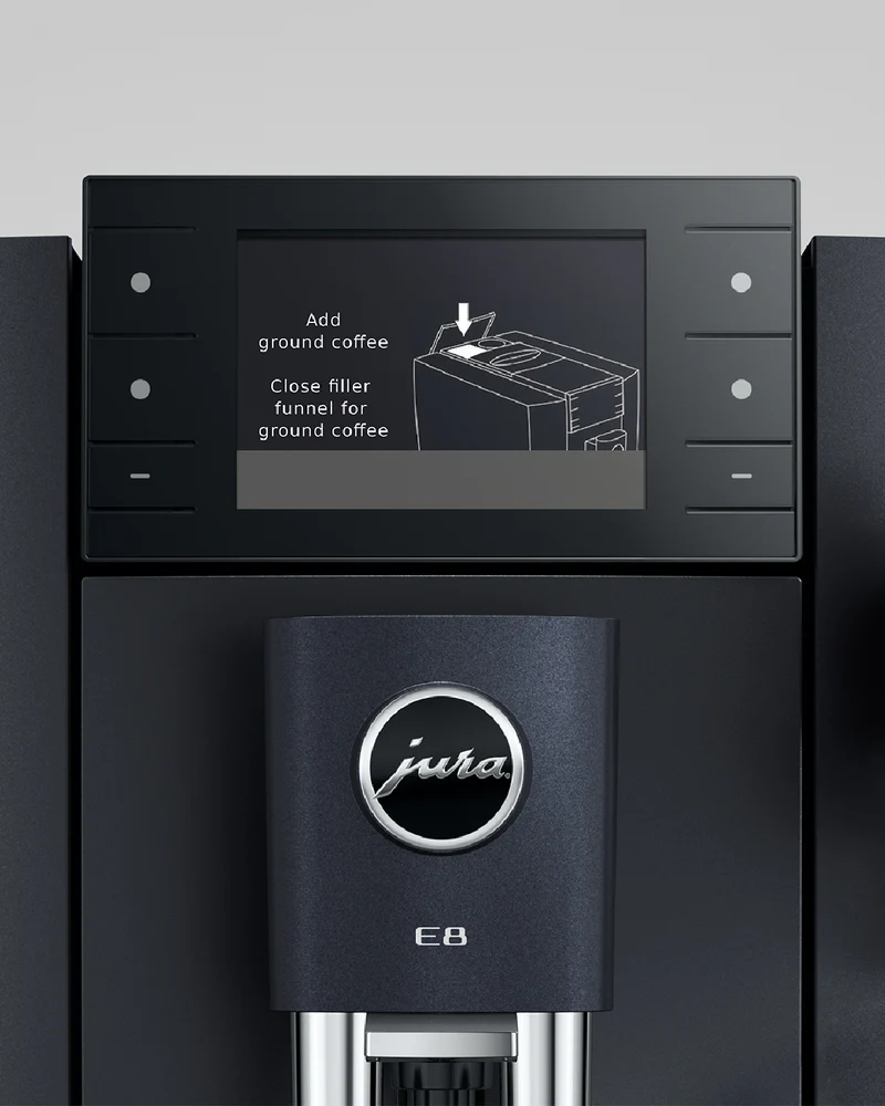 JURA E8 Cosmic Black Automatic Coffee Machine