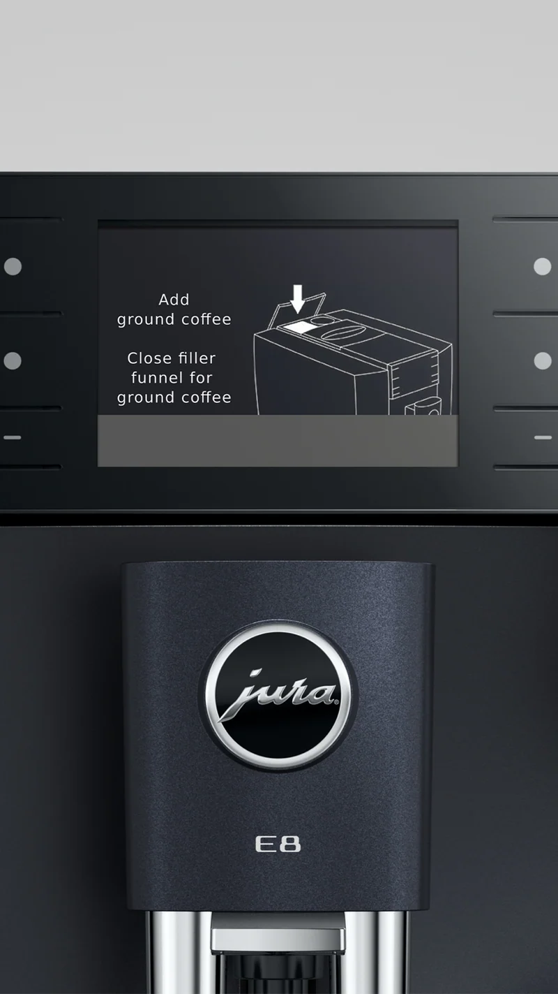 JURA E8 Cosmic Black Automatic Coffee Machine