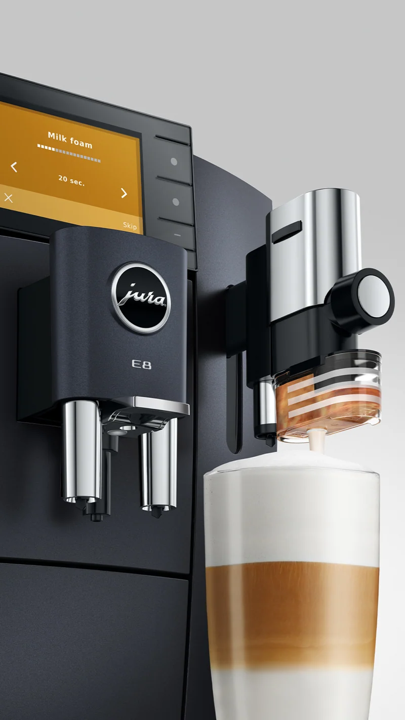 JURA E8 Cosmic Black Automatic Coffee Machine