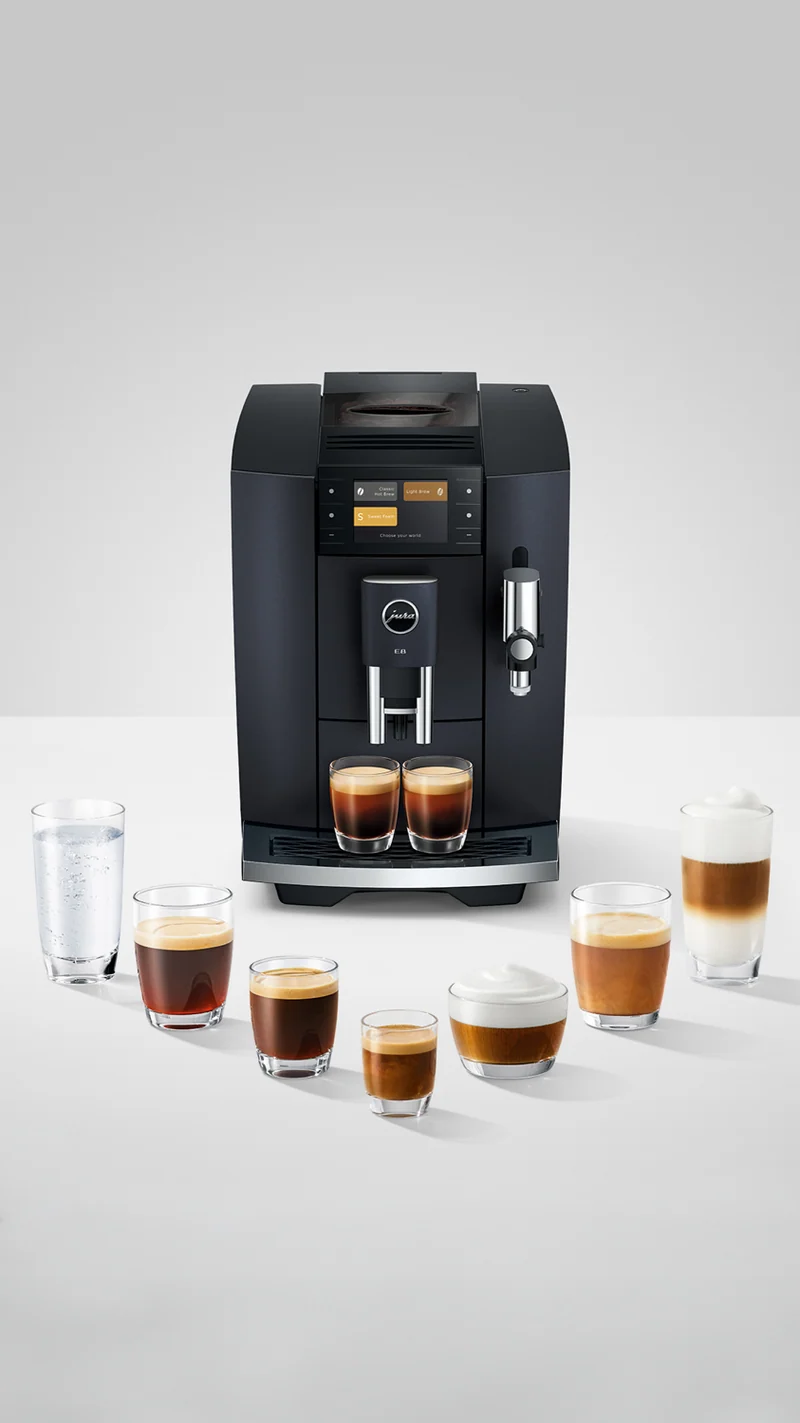 JURA E8 Cosmic Black Automatic Coffee Machine