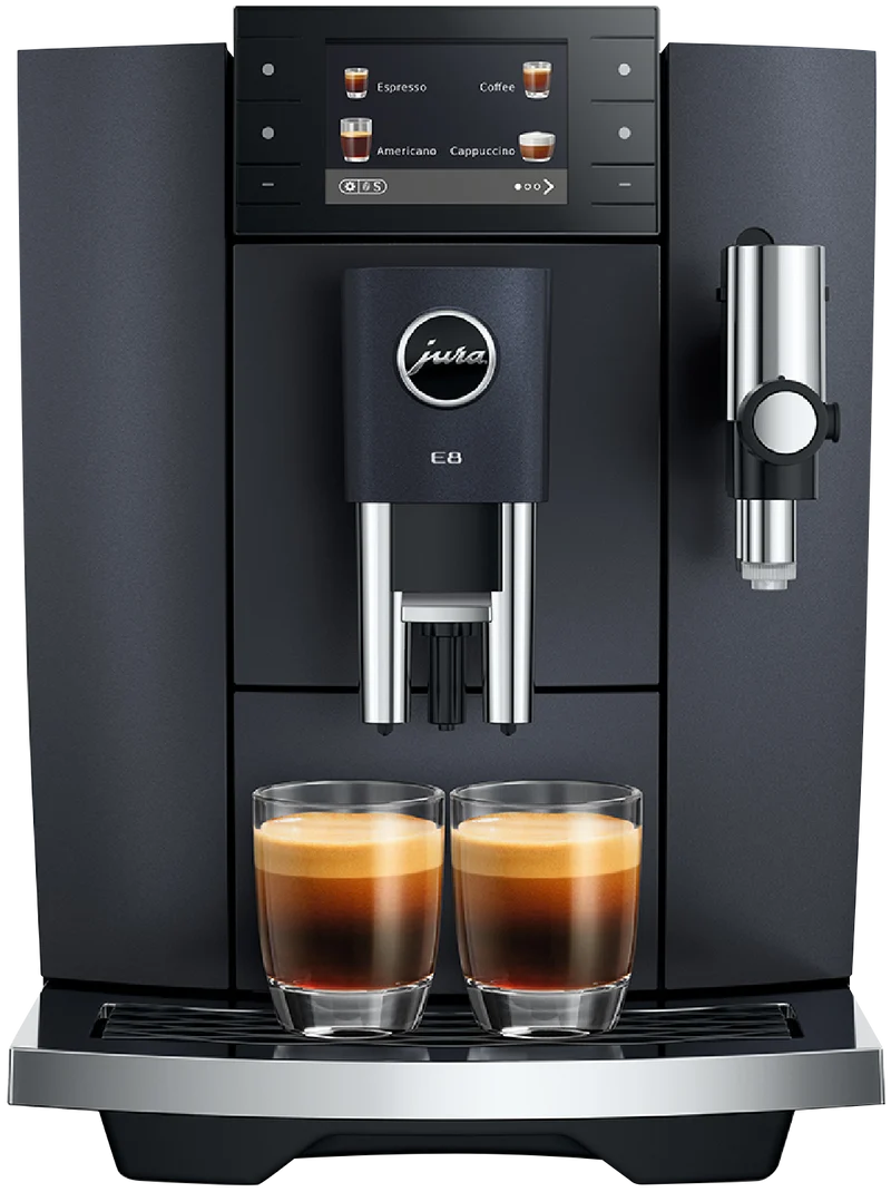 JURA E8 Cosmic Black Automatic Coffee Machine
