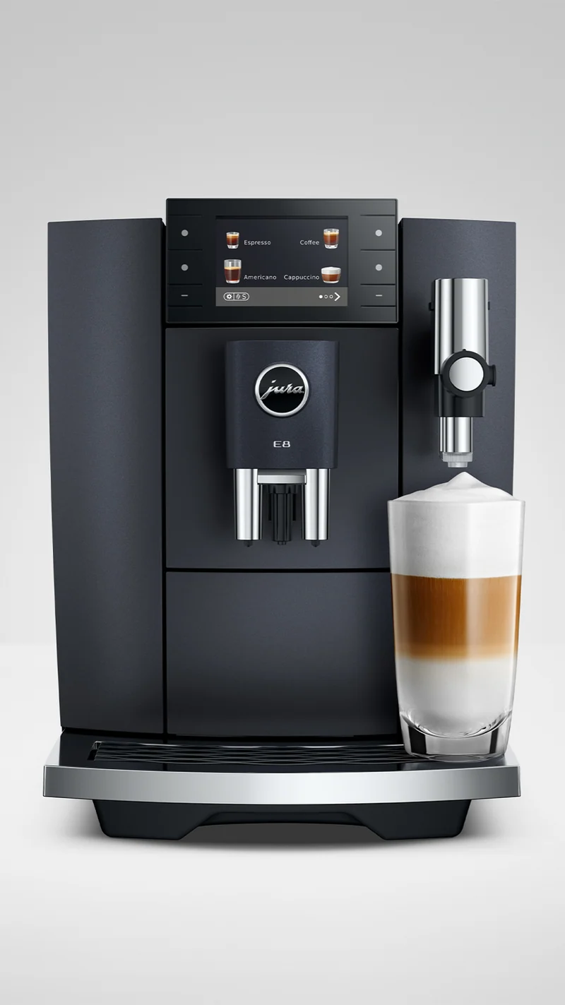 JURA E8 Cosmic Black Automatic Coffee Machine