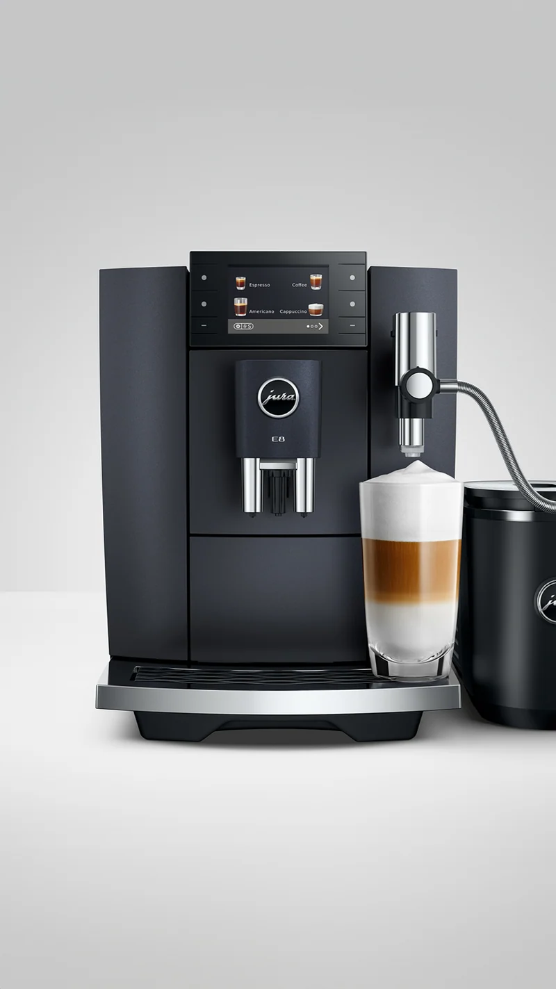 JURA E8 Cosmic Black Automatic Coffee Machine