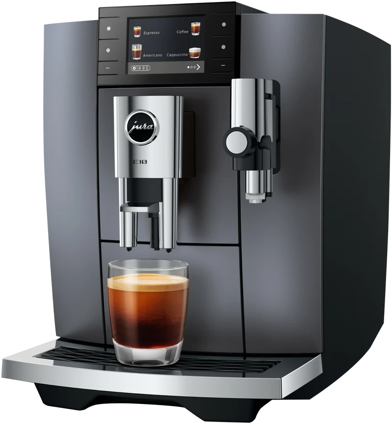 JURA E10 Onxy Gray Automatic Coffee Machine