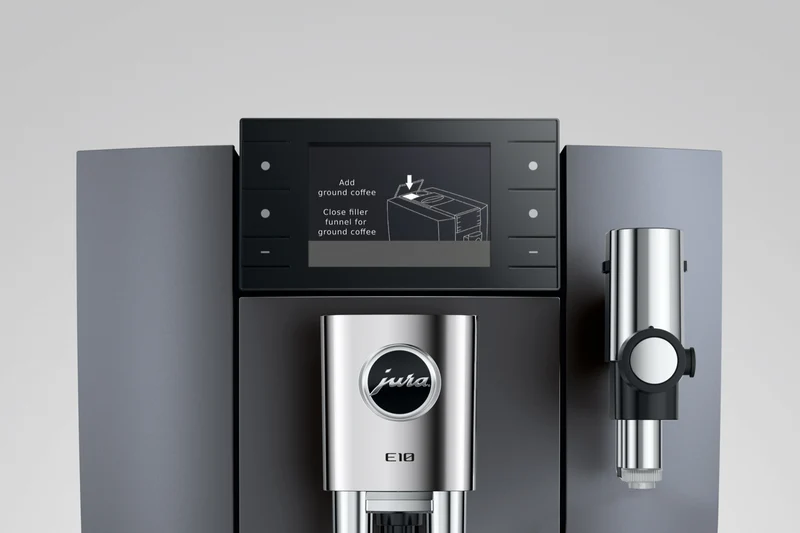 JURA E10 Onxy Gray Automatic Coffee Machine