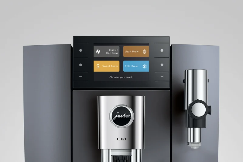 JURA E10 Onxy Gray Automatic Coffee Machine