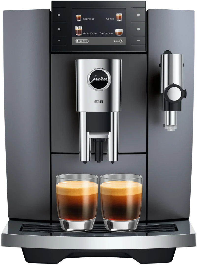 JURA E10 Onxy Gray Automatic Coffee Machine