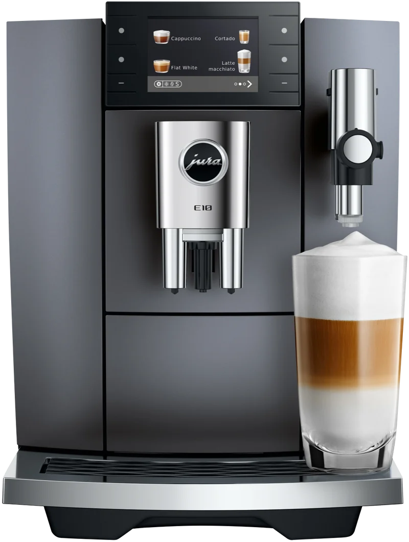 JURA E10 Onxy Gray Automatic Coffee Machine