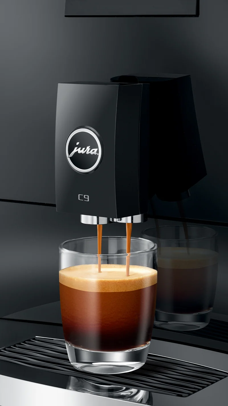 JURA C9 Automatic Coffee Machine Piano Black