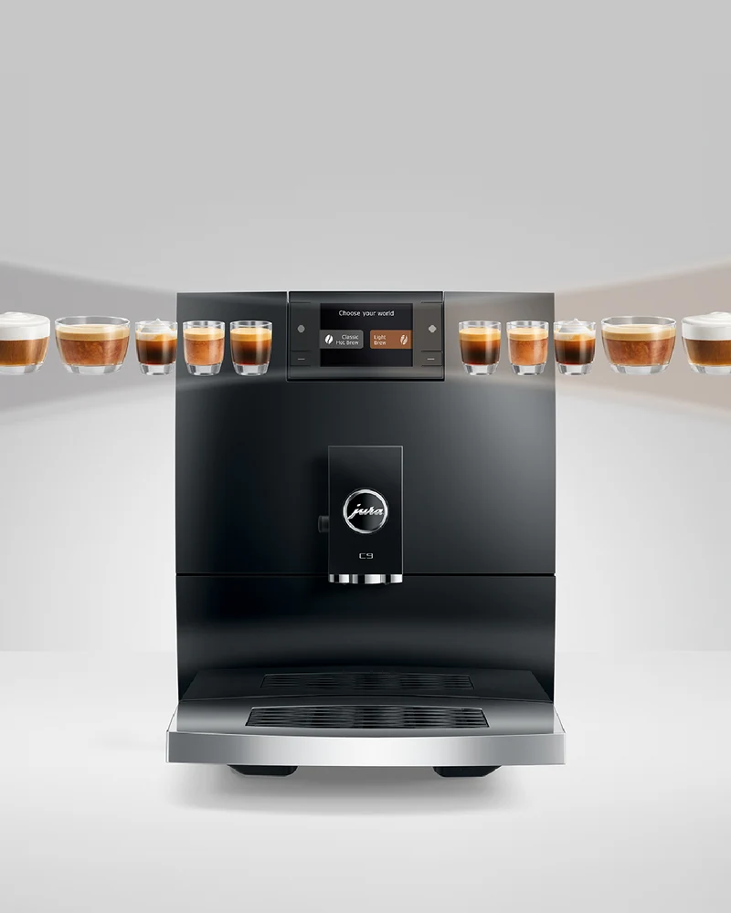JURA C9 Automatic Coffee Machine Piano Black