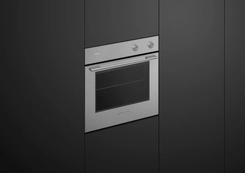 Fisher & Paykel 60cm Series 5, Contemporary Pyrolytic Oven, 9 Function, Brushed Silver Glass