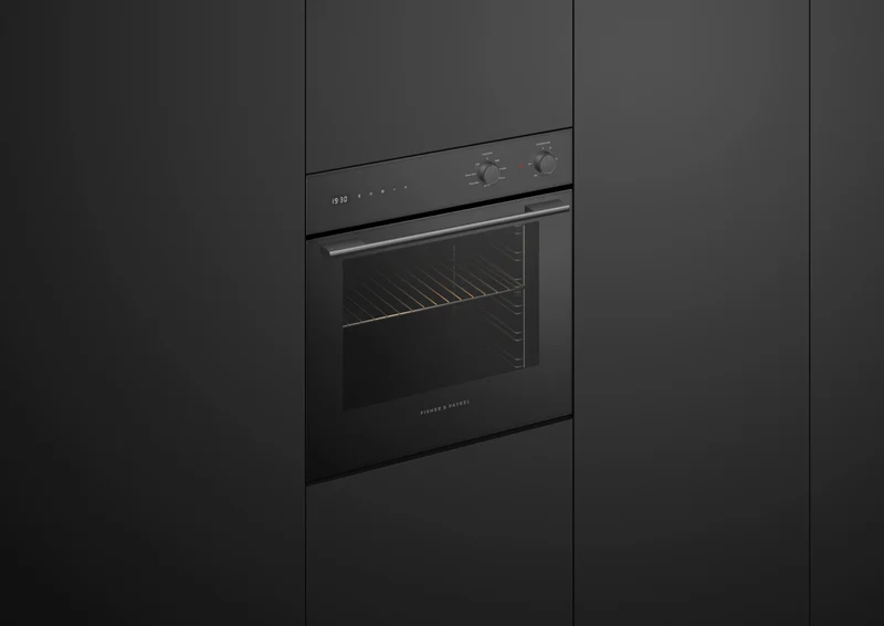 Fisher & Paykel 60cm Series 5, Contemporary Oven, 7 Function, Black Glass