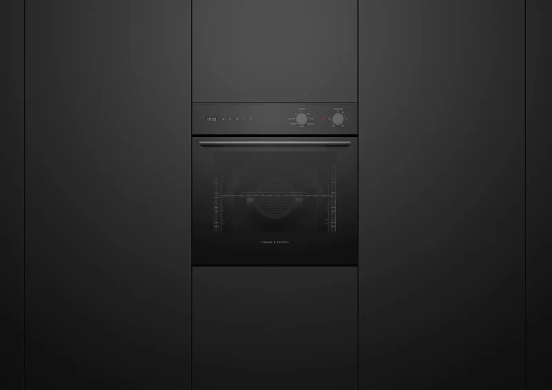 Fisher & Paykel 60cm Series 5, Contemporary Oven, 7 Function, Black Glass