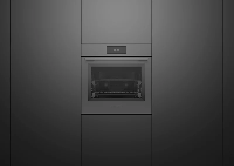 Fisher & Paykel 60cm Series 11, Minimal Combi-Steam Oven, Grey Glass