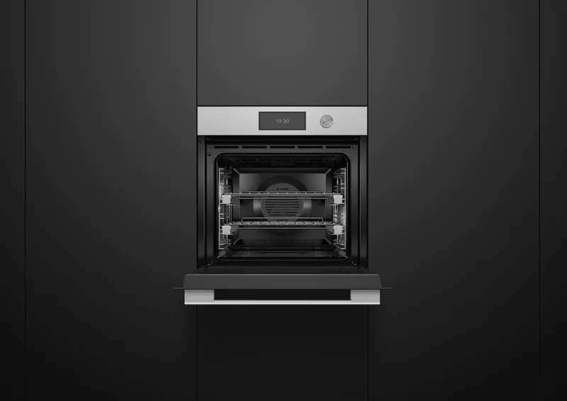Fisher & Paykel 60cm Series 11, Contemporary Combi-Steam Oven, Brushed Silver Glass
