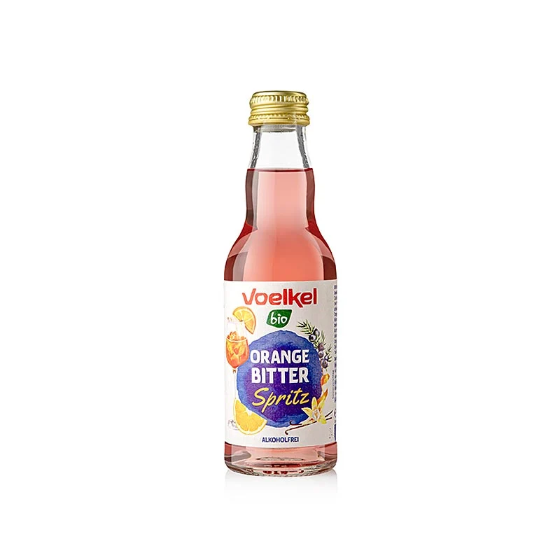 Voelkel - "Orange Bitter Spritz", alkoholfreier Cocktail, BIO, 200 ml