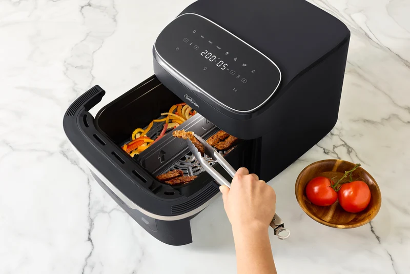 Sunbeam 10 Litre Alinea Wide Ceramic Air Fryer Black